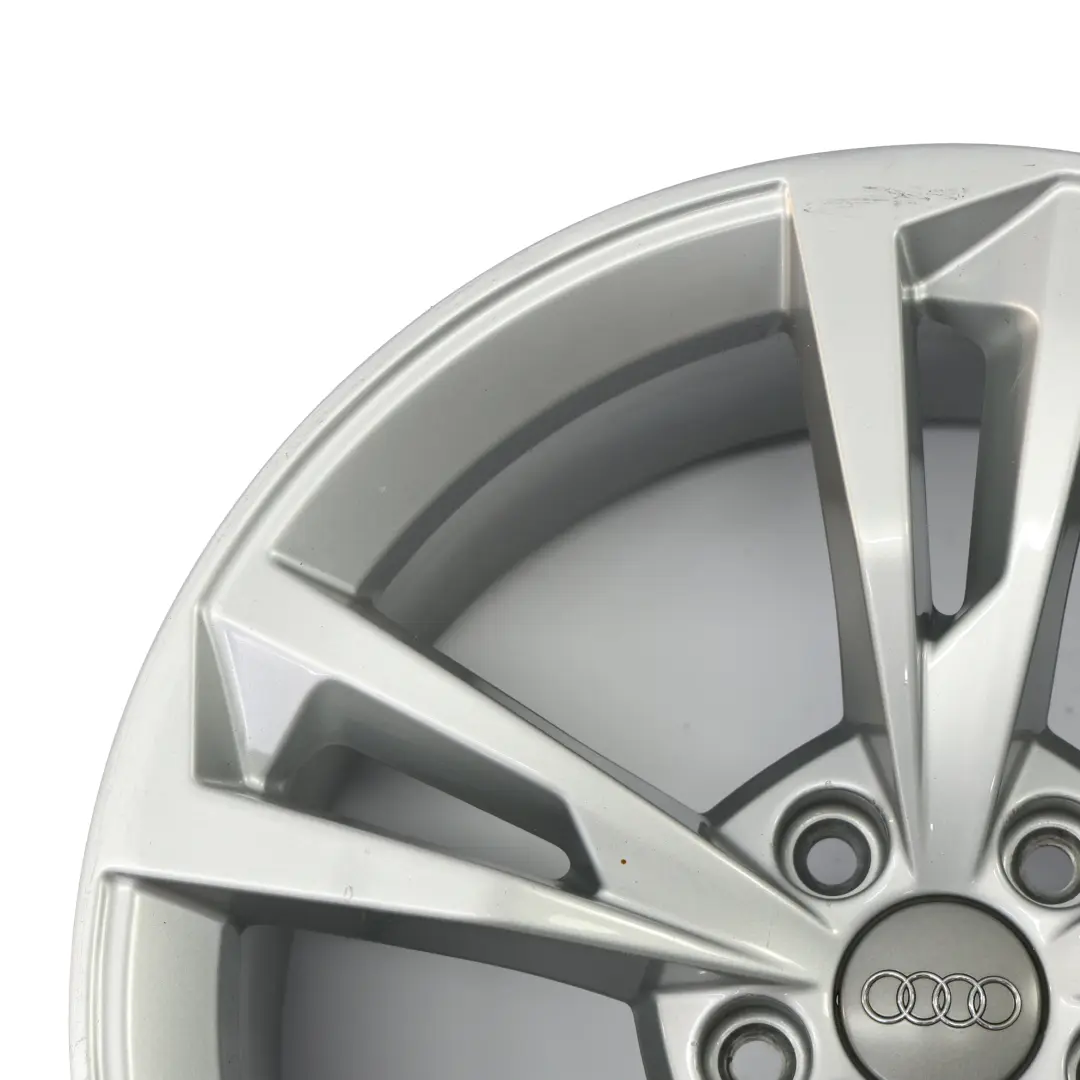 Alloy Rim 18" 8.5J ET:29 Star Spoke to Audi A4 B9 8W Silver Wheel with Part number 8W0601025AK Audi A4 B9 8W Silver Wheel Alloy Rim 18" 8.5J ET:29 Star Spoke - SKU 8W0601025AK-3 - Part number 8W0601025AK