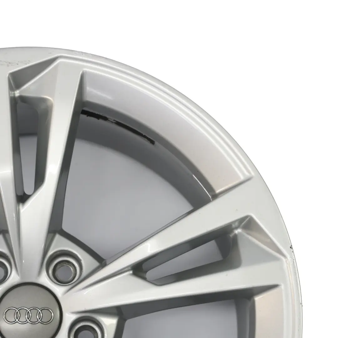 Alloy Rim 18" 8.5J ET:29 Star Spoke to Audi A4 B9 8W Silver Wheel with Part number 8W0601025AK Audi A4 B9 8W Silver Wheel Alloy Rim 18" 8.5J ET:29 Star Spoke - SKU 8W0601025AK-3 - Part number 8W0601025AK