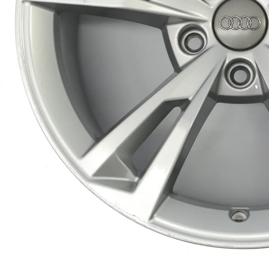 Alloy Rim 18" 8.5J ET:29 Star Spoke to Audi A4 B9 8W Silver Wheel with Part number 8W0601025AK Audi A4 B9 8W Silver Wheel Alloy Rim 18" 8.5J ET:29 Star Spoke - SKU 8W0601025AK-3 - Part number 8W0601025AK