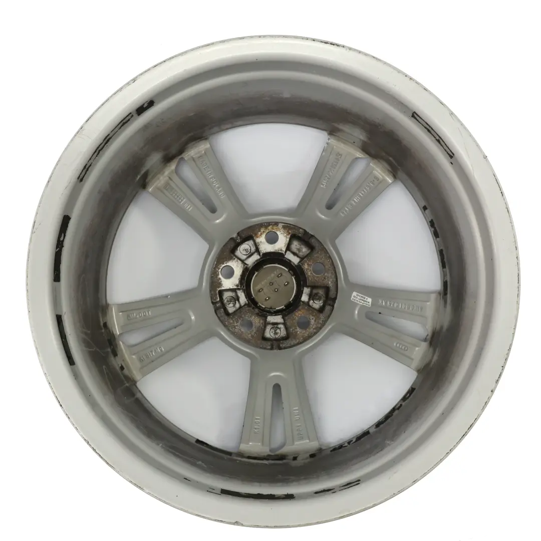 Alloy Rim 18" 8.5J ET:29 Star Spoke Silver to Audi A4 B9 8W Wheel with Part number 8W0601025AK Audi A4 B9 8W Wheel Alloy Rim 18" 8.5J ET:29 Star Spoke Silver - SKU 8W0601025AK-4 - Part number 8W0601025AK