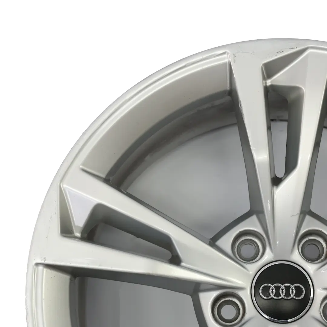 Audi A4 B9 8W Wheel Alloy Rim 18" 8.5J ET:29 Star Spoke Silver - SKU 8W0601025AK-4 - Part number 8W0601025AK