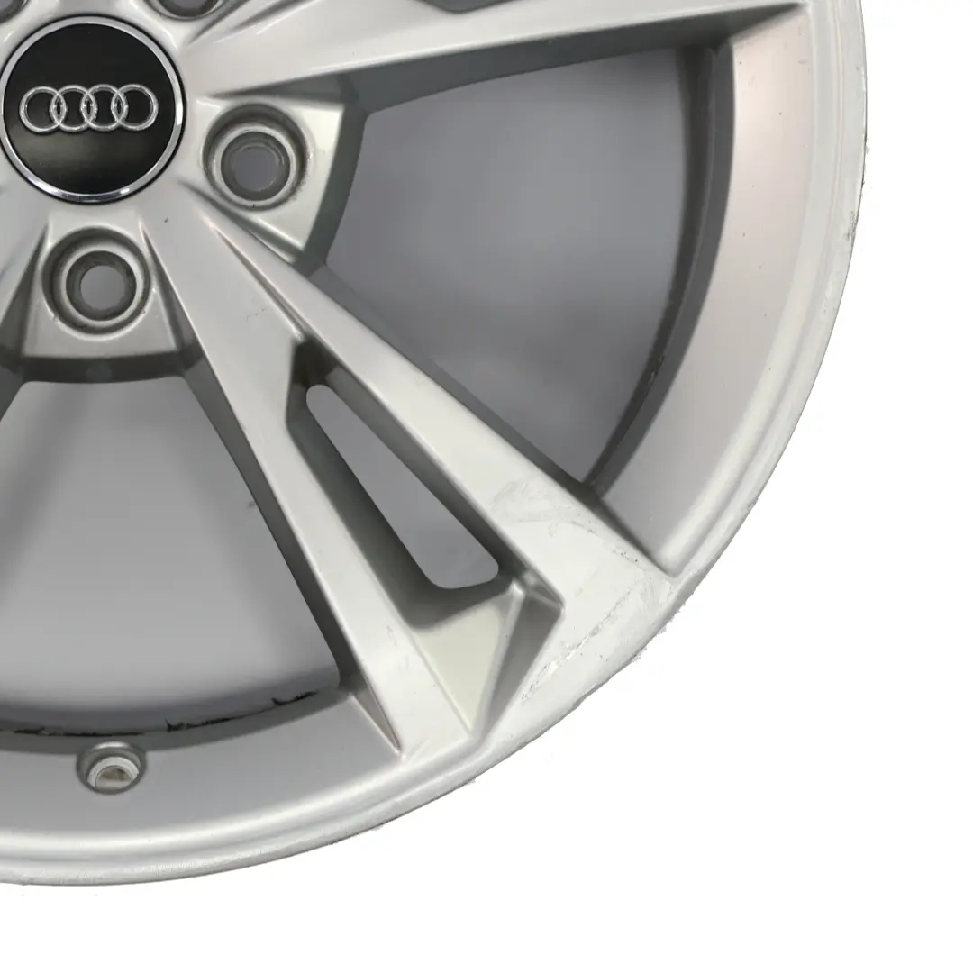 Alloy Rim 18" 8.5J ET:29 Star Spoke Silver to Audi A4 B9 8W Wheel with Part number 8W0601025AK Audi A4 B9 8W Wheel Alloy Rim 18" 8.5J ET:29 Star Spoke Silver - SKU 8W0601025AK-4 - Part number 8W0601025AK