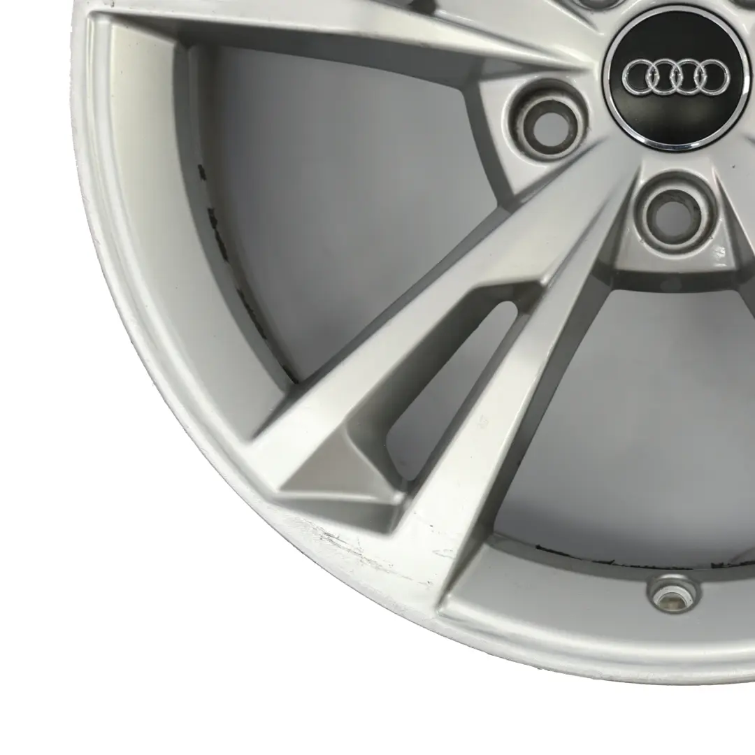 Alloy Rim 18" 8.5J ET:29 Star Spoke Silver to Audi A4 B9 8W Wheel with Part number 8W0601025AK Audi A4 B9 8W Wheel Alloy Rim 18" 8.5J ET:29 Star Spoke Silver - SKU 8W0601025AK-4 - Part number 8W0601025AK