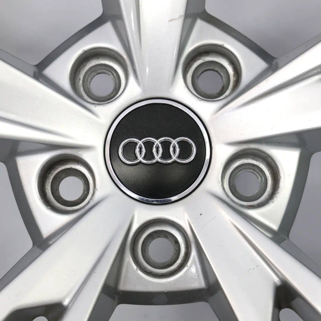 Alloy Rim 18" 8.5J ET:29 Star Spoke Silver to Audi A4 B9 8W Wheel with Part number 8W0601025AK Audi A4 B9 8W Wheel Alloy Rim 18" 8.5J ET:29 Star Spoke Silver - SKU 8W0601025AK-4 - Part number 8W0601025AK