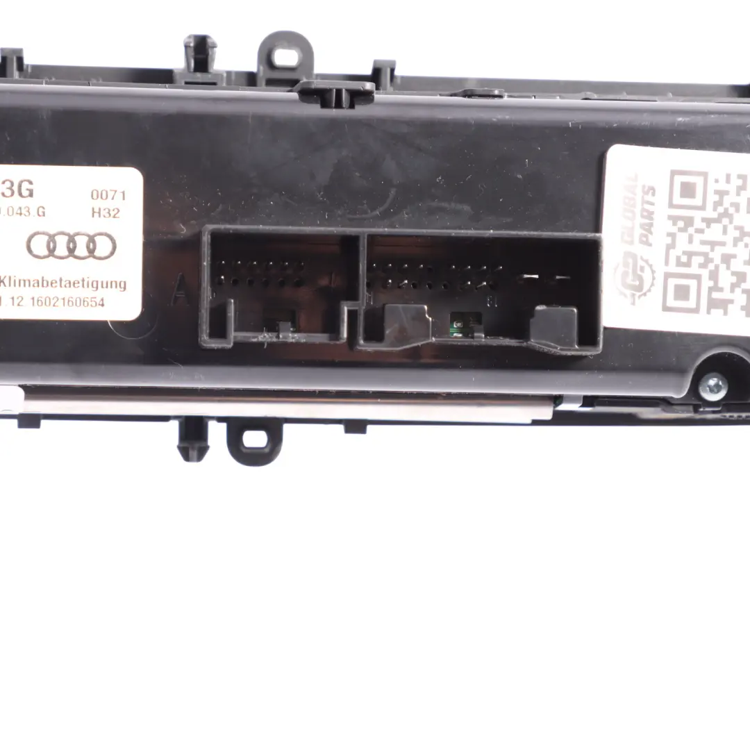 A/C Air Condition Heater Climate Control Switch Panel to Audi A5 F5 with Part number 8W0820043G Audi A5 F5 A/C Air Condition Heater Climate Control Switch Panel - SKU 8W0820043G - Part number 8W0820043G