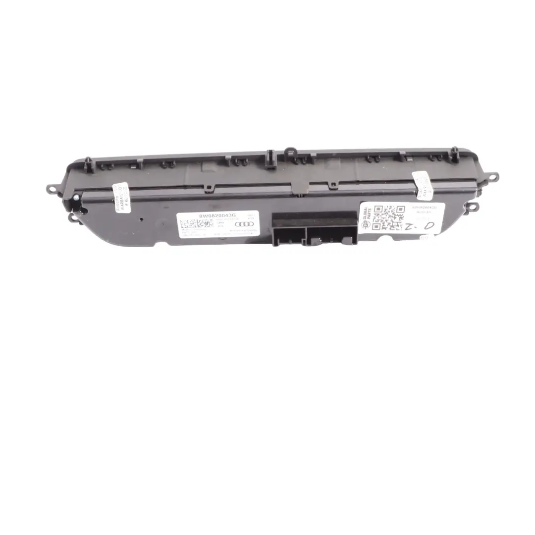 A/C Air Condition Heater Climate Control Switch Panel to Audi A5 F5 with Part number 8W0820043G Audi A5 F5 A/C Air Condition Heater Climate Control Switch Panel - SKU 8W0820043G - Part number 8W0820043G
