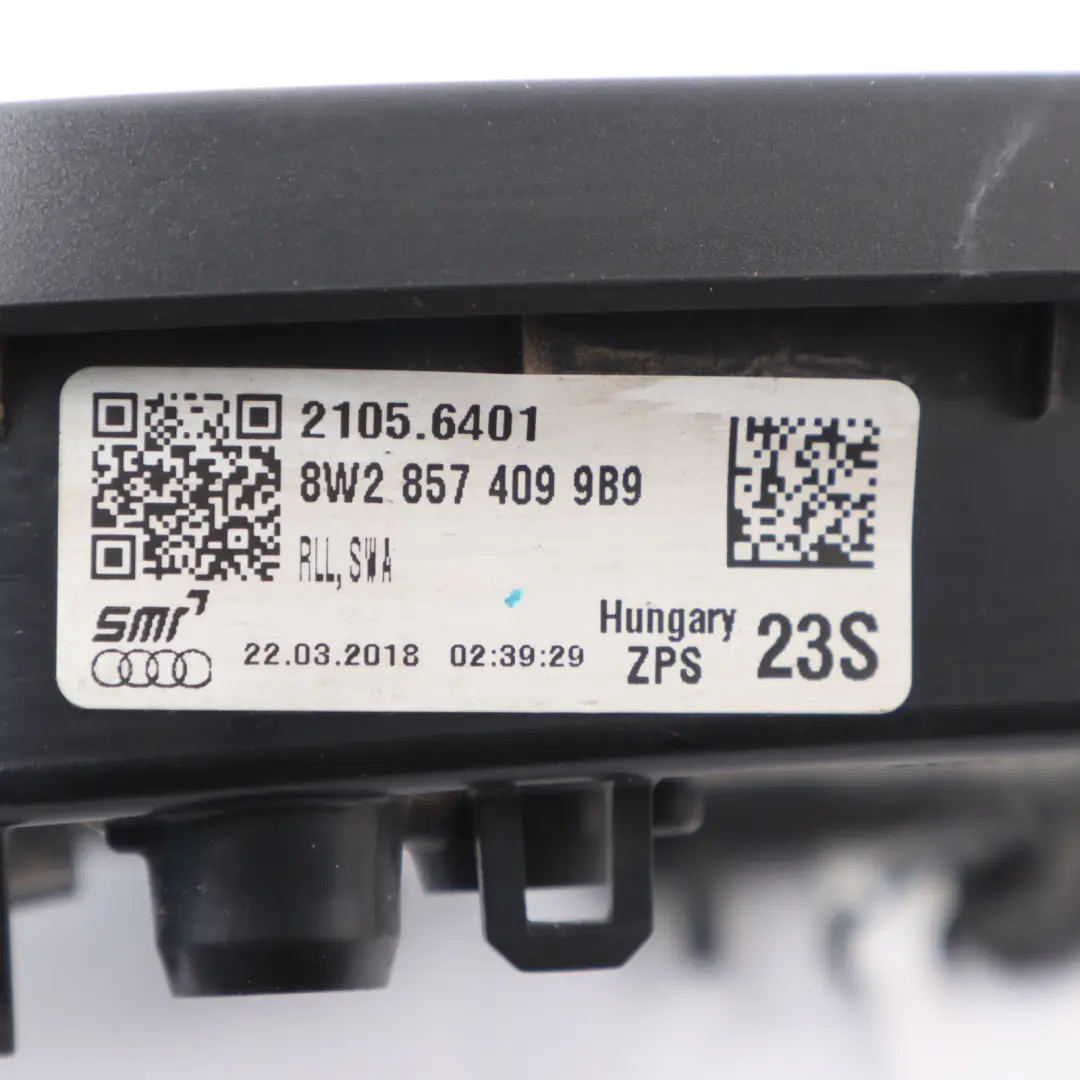 Außen Spiegel Rahmen Abdeckung links für Audi A4 B9 mit Teilenummer 8W0857239 Audi A4 B9 Außen Spiegel Rahmen Abdeckung links - SKU 8W0857239 - Teilenummer 8W0857239