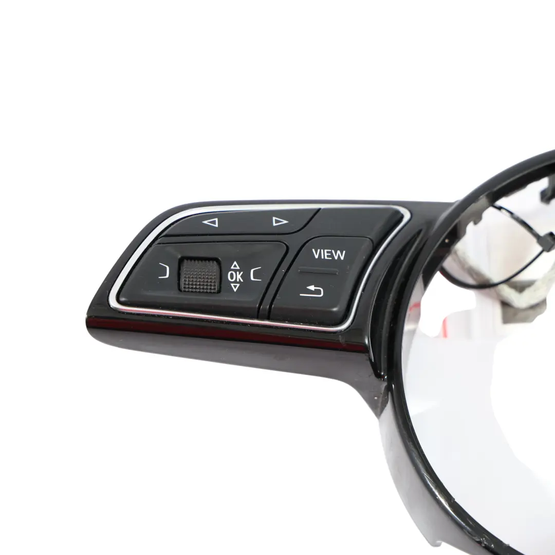 Audi A5 8T Steering Wheel Switches Multifunction Button Cover Trim - SKU 8W0951523E - Part number 8W0951523E