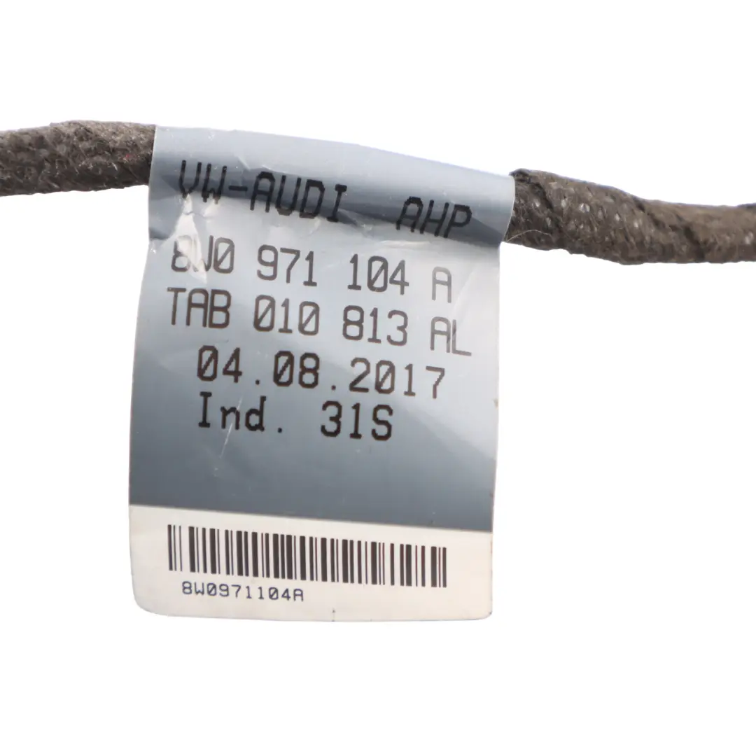 Rear Bumper Cable Audi A4 B9 PDC Parking Sensor Wiring Harness Loom - SKU 8W0971104A - Part number 8W0971104A