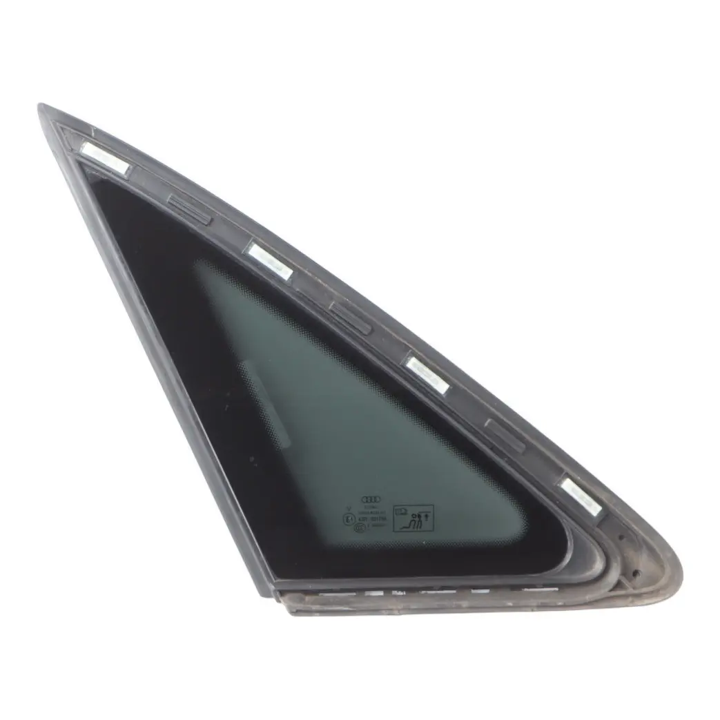 Quarter Side Window Glass Left N/S Tinted AS3 to Audi A4 B9 Rear with Part number 8W5845297C Audi A4 B9 Rear Quarter Side Window Glass Left N/S Tinted AS3 - SKU 8W5845297C - Part number 8W5845297C