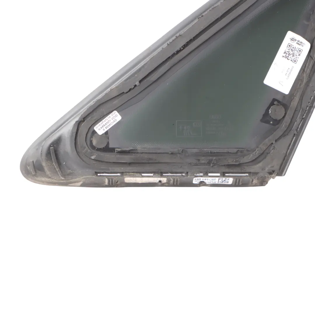 Quarter Side Window Glass Left N/S Tinted AS3 to Audi A4 B9 Rear with Part number 8W5845297C Audi A4 B9 Rear Quarter Side Window Glass Left N/S Tinted AS3 - SKU 8W5845297C - Part number 8W5845297C