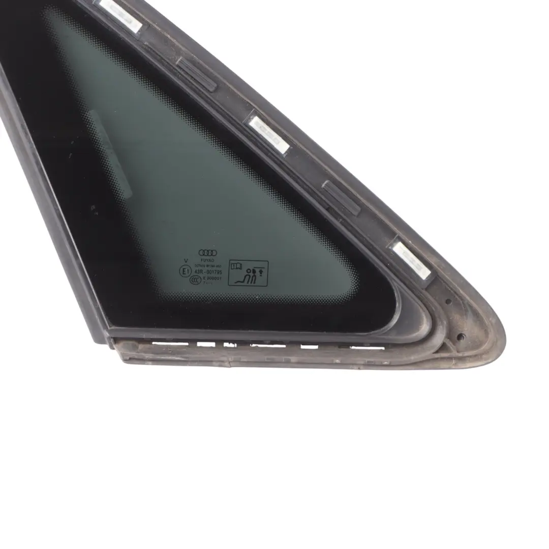 Quarter Side Window Glass Left N/S Tinted AS3 to Audi A4 B9 Rear with Part number 8W5845297C Audi A4 B9 Rear Quarter Side Window Glass Left N/S Tinted AS3 - SKU 8W5845297C - Part number 8W5845297C