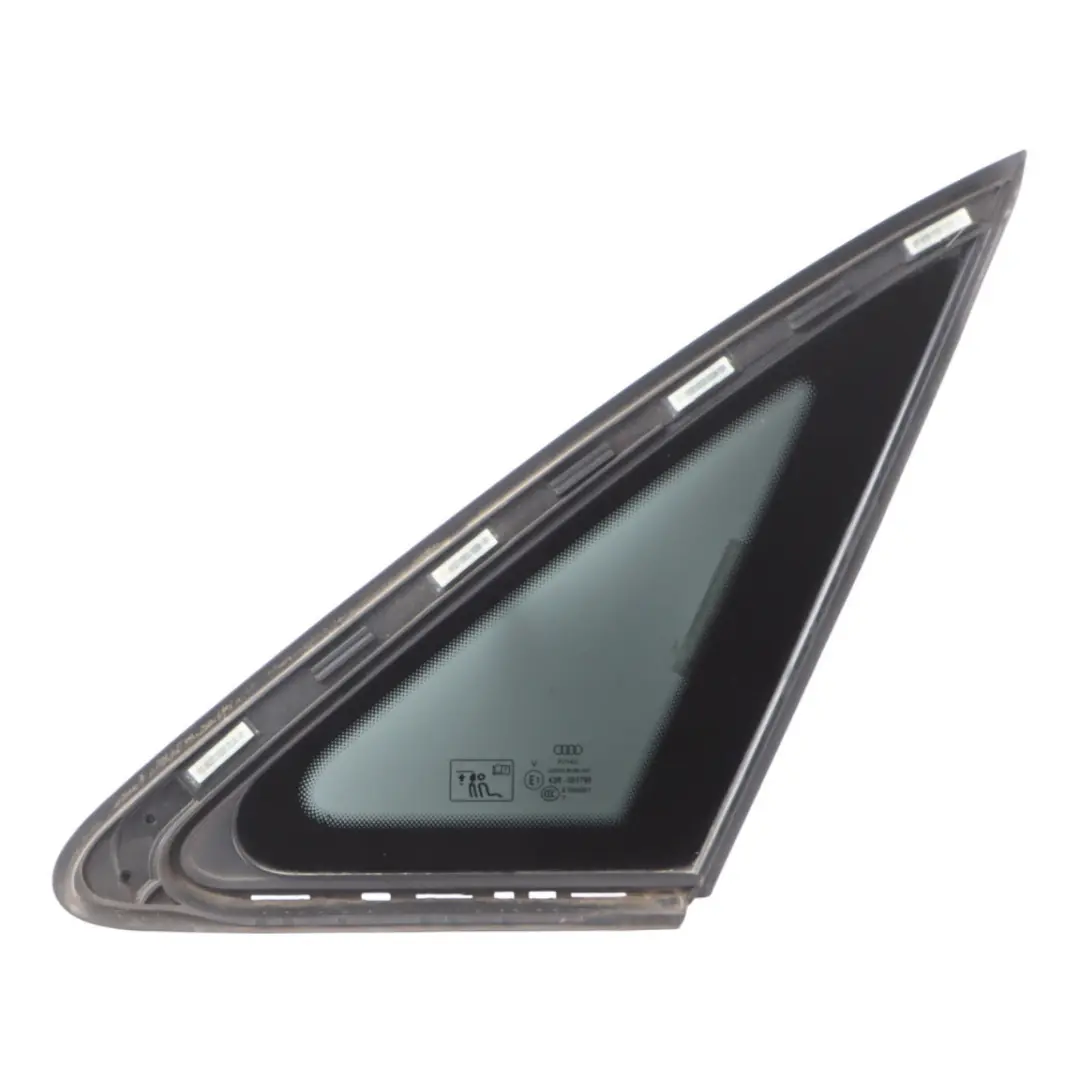Quarter Side Window Glass Right O/S Tinted AS3 to Audi A4 B9 Rear with Part number 8W5845298C Audi A4 B9 Rear Quarter Side Window Glass Right O/S Tinted AS3 - SKU 8W5845298C - Part number 8W5845298C