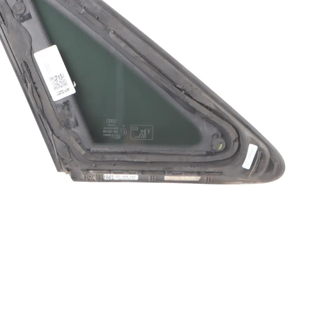 Quarter Side Window Glass Right O/S Tinted AS3 to Audi A4 B9 Rear with Part number 8W5845298C Audi A4 B9 Rear Quarter Side Window Glass Right O/S Tinted AS3 - SKU 8W5845298C - Part number 8W5845298C