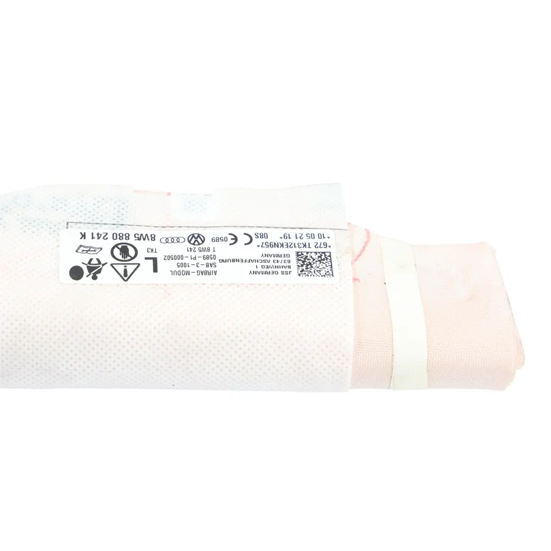 Modulo Aria Laterale Sedile Anteriore Sinistro SRS per Audi A4 B9 con numero di parte 8W5880241K Audi A4 B9 Modulo Aria Laterale Sedile Anteriore Sinistro SRS - SKU 8W5880241K - Numero di parte 8W5880241K