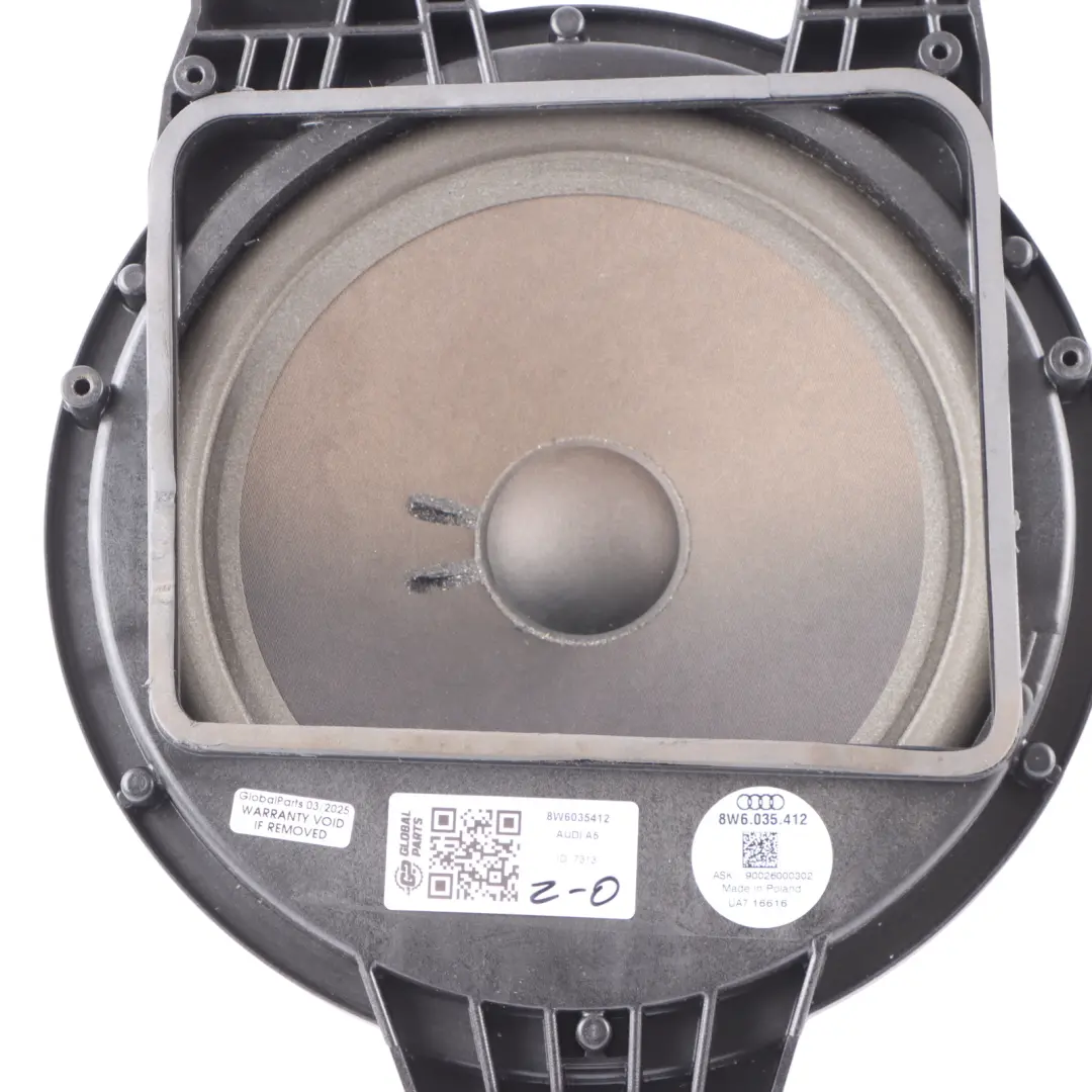 Sound Subwoofer Altoparlante Ripiano Posteriore per Audi A5 F5 con numero di parte 8W6035412 Audi A5 F5 Sound Subwoofer Altoparlante Ripiano Posteriore - SKU 8W6035412 - Numero di parte 8W6035412