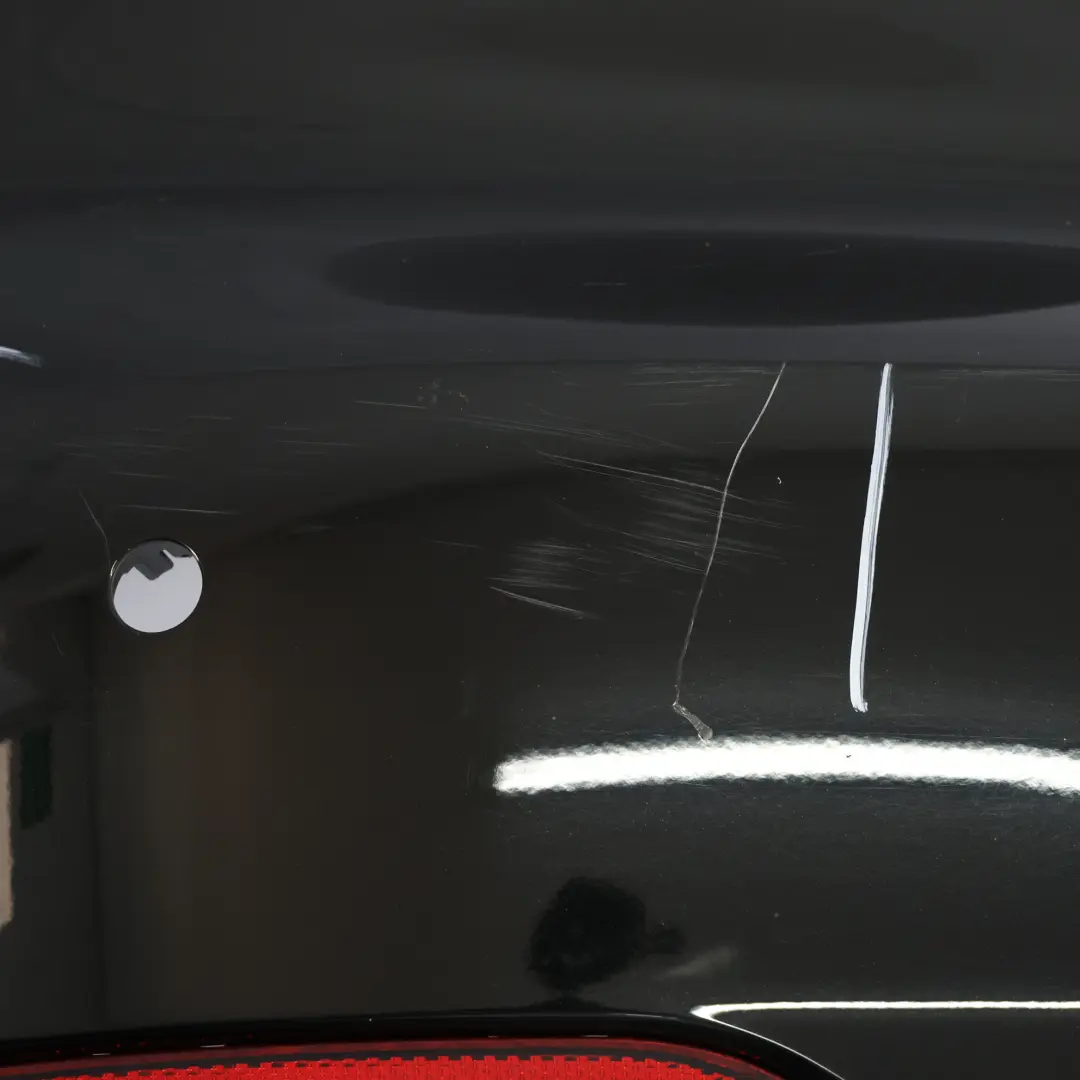 Bumper Audi A5 F5 2.0 TDI Trim Panel Covering Mythical Black Metallic - Y9T to Rear with Part number 8W6807067K Rear Bumper Audi A5 F5 2.0 TDI Trim Panel Covering Mythical Black Metallic - Y9T - SKU 8W6807067K-MYB - Part number 8W6807067K