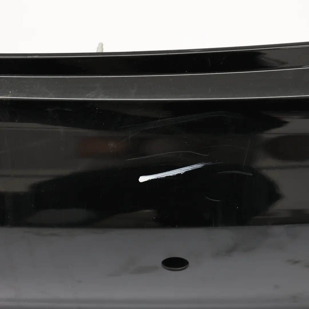 Bumper Audi A5 F5 2.0 TDI Trim Panel Covering Mythical Black Metallic - Y9T to Rear with Part number 8W6807067K Rear Bumper Audi A5 F5 2.0 TDI Trim Panel Covering Mythical Black Metallic - Y9T - SKU 8W6807067K-MYB - Part number 8W6807067K
