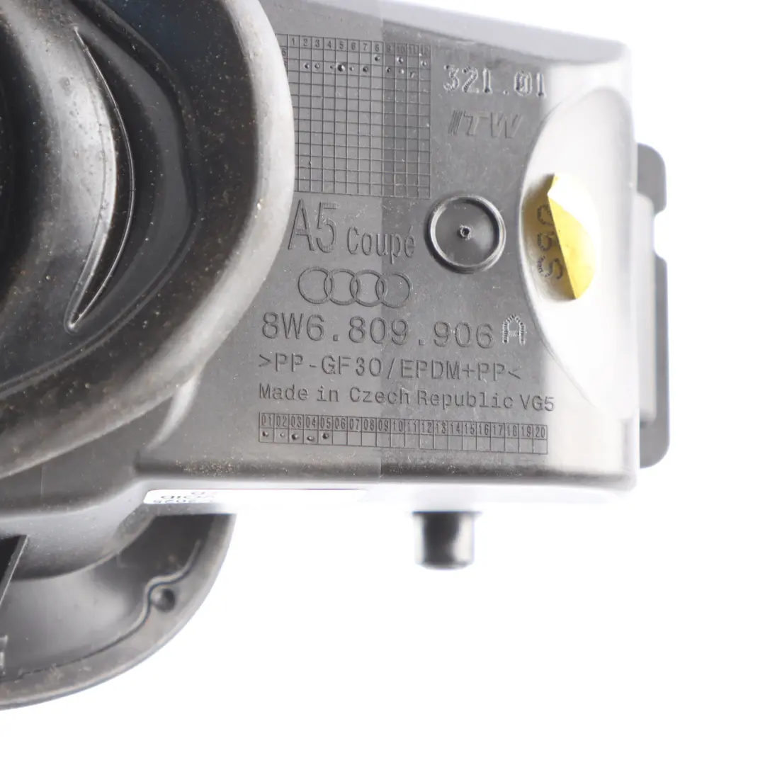 Filler Flap Cap Cover Pot Trim Recess Panel to Audi A5 F5 Fuel Tank with Part number 8W6809906A Audi A5 F5 Fuel Tank Filler Flap Cap Cover Pot Trim Recess Panel - SKU 8W6809906A - Part number 8W6809906A