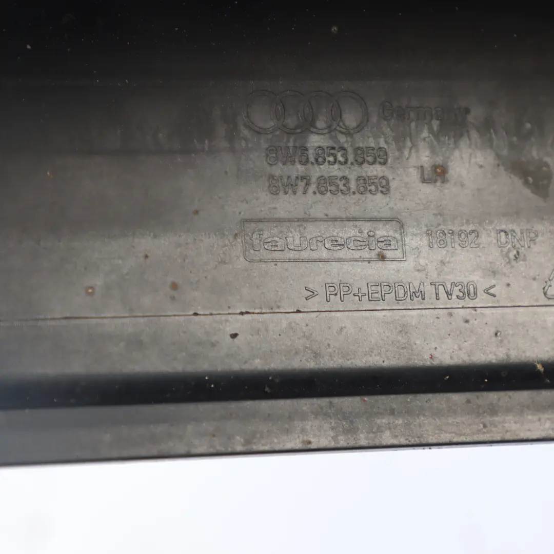 Side Skirt Audi A5 F5 Coupe Trim Panel Left N/S Mythical Black - Y9T to with Part number 8W6853859 Side Skirt Audi A5 F5 Coupe Trim Panel Left N/S Mythical Black - Y9T - SKU 8W6853855-MYB - Part number 8W6853859