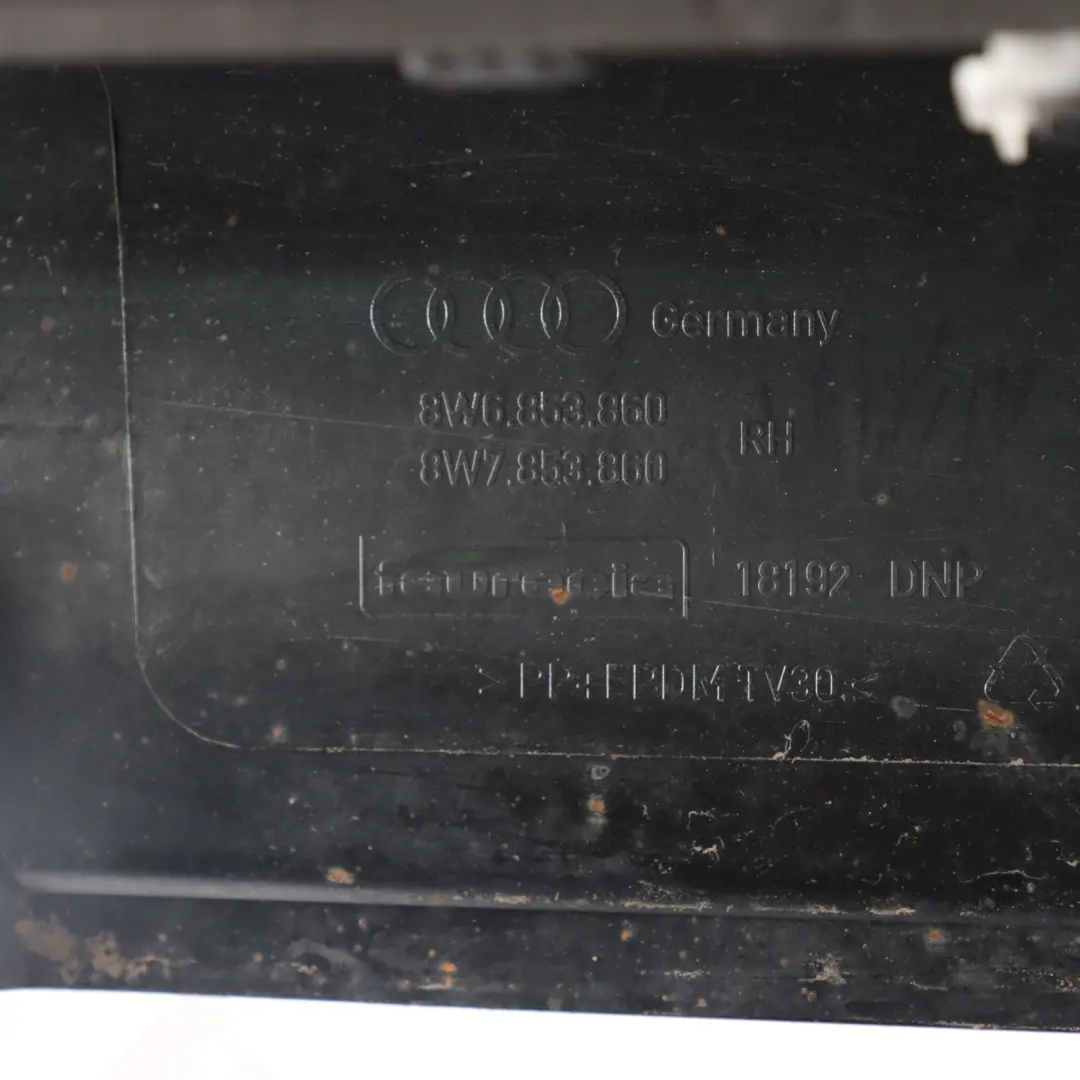 Side Skirt Audi A5 F5 Coupe Trim Panel Right O/S Mythical Black - Y9T to with Part number 8W6853860 Side Skirt Audi A5 F5 Coupe Trim Panel Right O/S Mythical Black - Y9T - SKU 8W6853856-MYB - Part number 8W6853860