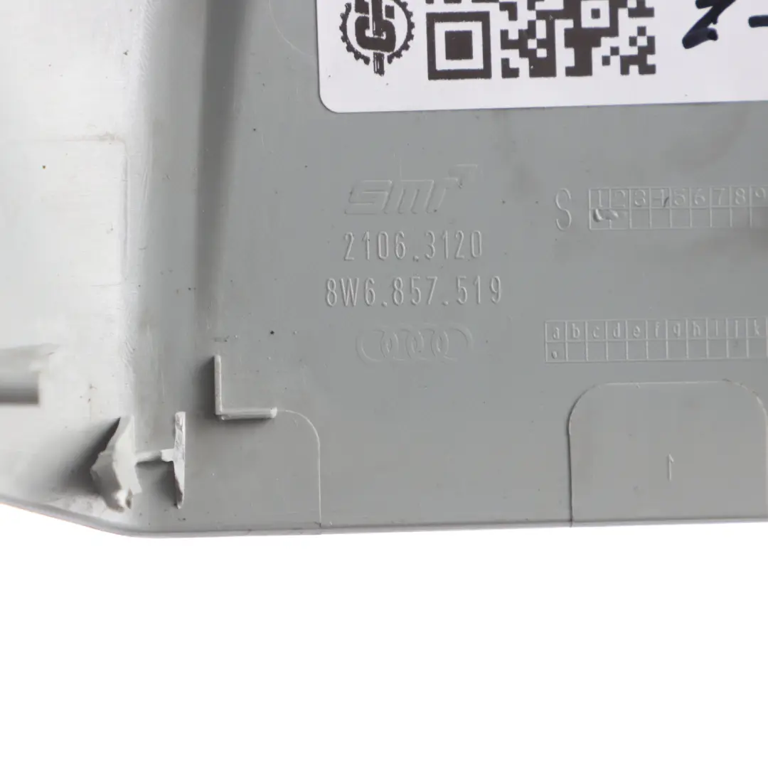 Interior Rear View Mirror Cover Trim Panel to Audi A5 S5 F5 with Part number 8W6857519 Audi A5 S5 F5 Interior Rear View Mirror Cover Trim Panel - SKU 8W6857519-1 - Part number 8W6857519