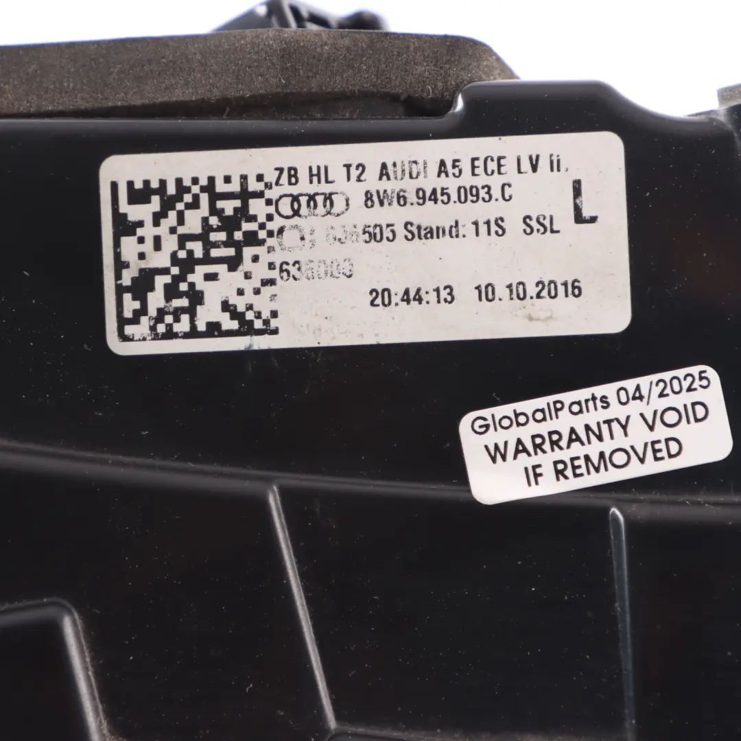 Lamp Trunk Boot Tailgate Inner LED Light Left N/S to Audi A5 F5 Rear with Part number 8W6945093C Audi A5 F5 Rear Lamp Trunk Boot Tailgate Inner LED Light Left N/S - SKU 8W6945093C - Part number 8W6945093C