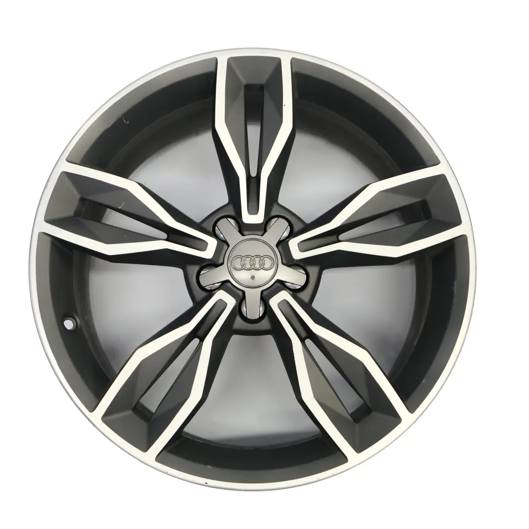Audi A1 S1 8X Cerchio Lega Argento 18" 7.5J ET:37,5 Star Spoke - SKU 8X0601025BS-2 - Numero di parte 8X0601025BS