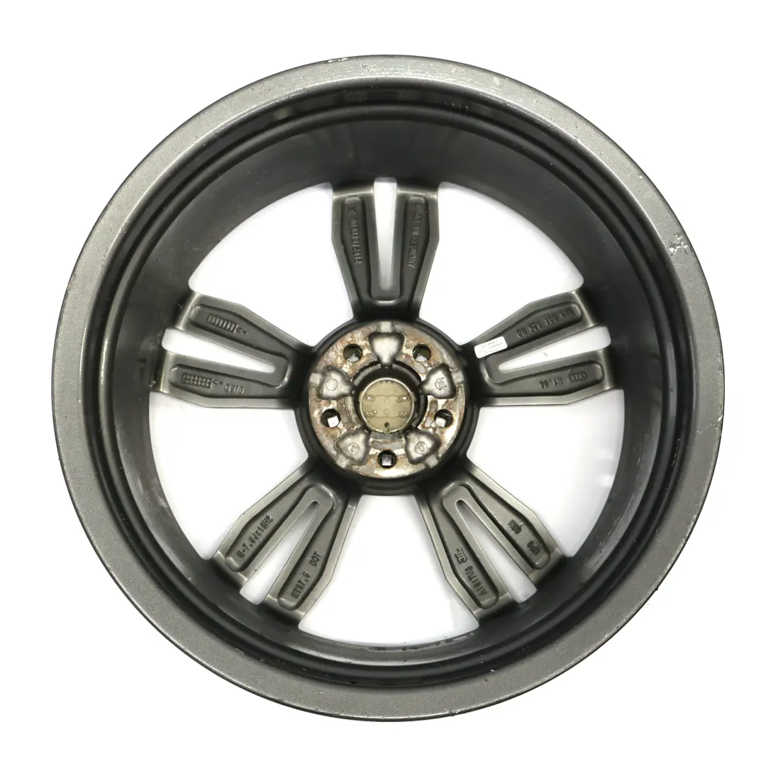 Audi A1 S1 8X Cerchio Lega Argento 18" 7.5J ET:37,5 Star Spoke - SKU 8X0601025BS-2 - Numero di parte 8X0601025BS