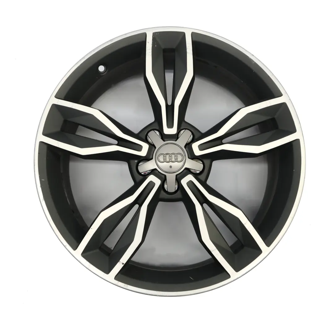 Audi A1 S1 8X Silver Alloy Wheel Rim 18" 7.5J ET:37,5 Star Spoke - SKU 8X0601025BS-3 - Part number 8X0601025BS