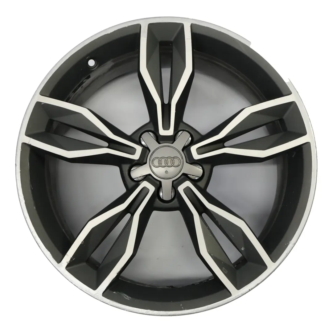 Audi A1 S1 8X Silver Alloy Wheel Rim 18" 7.5J ET:37,5 Star Spoke - SKU 8X0601025BS-4 - Part number 8X0601025BS