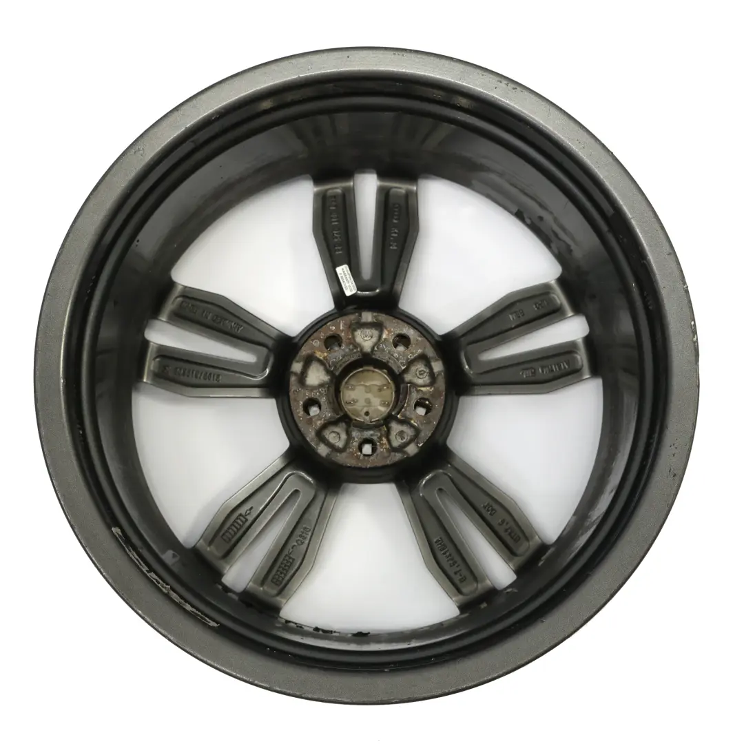 Audi A1 S1 8X Silver Alloy Wheel Rim 18" 7.5J ET:37,5 Star Spoke - SKU 8X0601025BS-4 - Part number 8X0601025BS