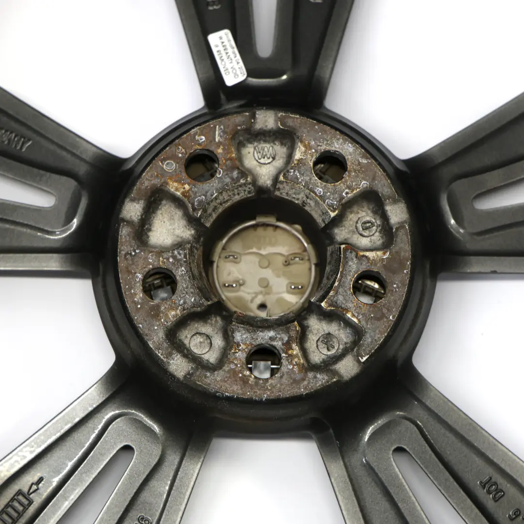 Audi A1 S1 8X Silver Alloy Wheel Rim 18" 7.5J ET:37,5 Star Spoke - SKU 8X0601025BS-4 - Part number 8X0601025BS
