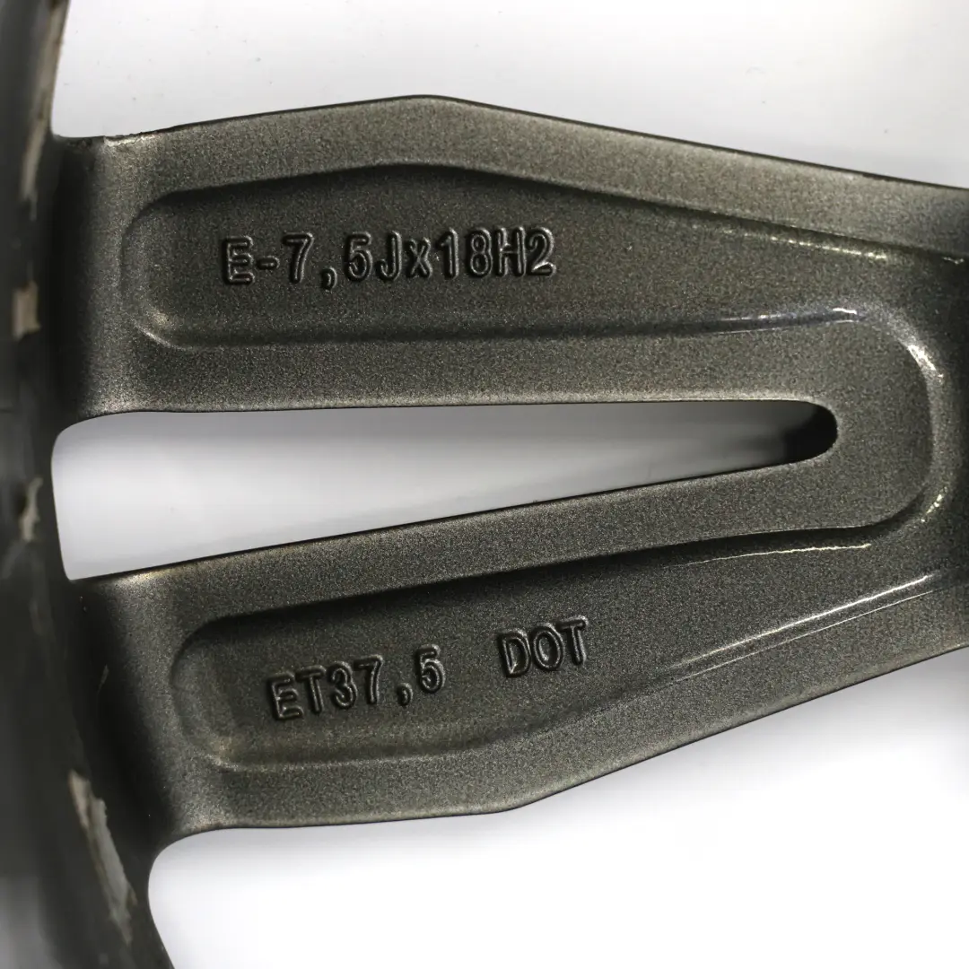 Alloy Wheel Rim 18" 7.5J ET:37,5 Star Spoke to Audi A1 S1 8X Silver with Part number 8X0601025BS Audi A1 S1 8X Silver Alloy Wheel Rim 18" 7.5J ET:37,5 Star Spoke - SKU 8X0601025BS-4 - Part number 8X0601025BS