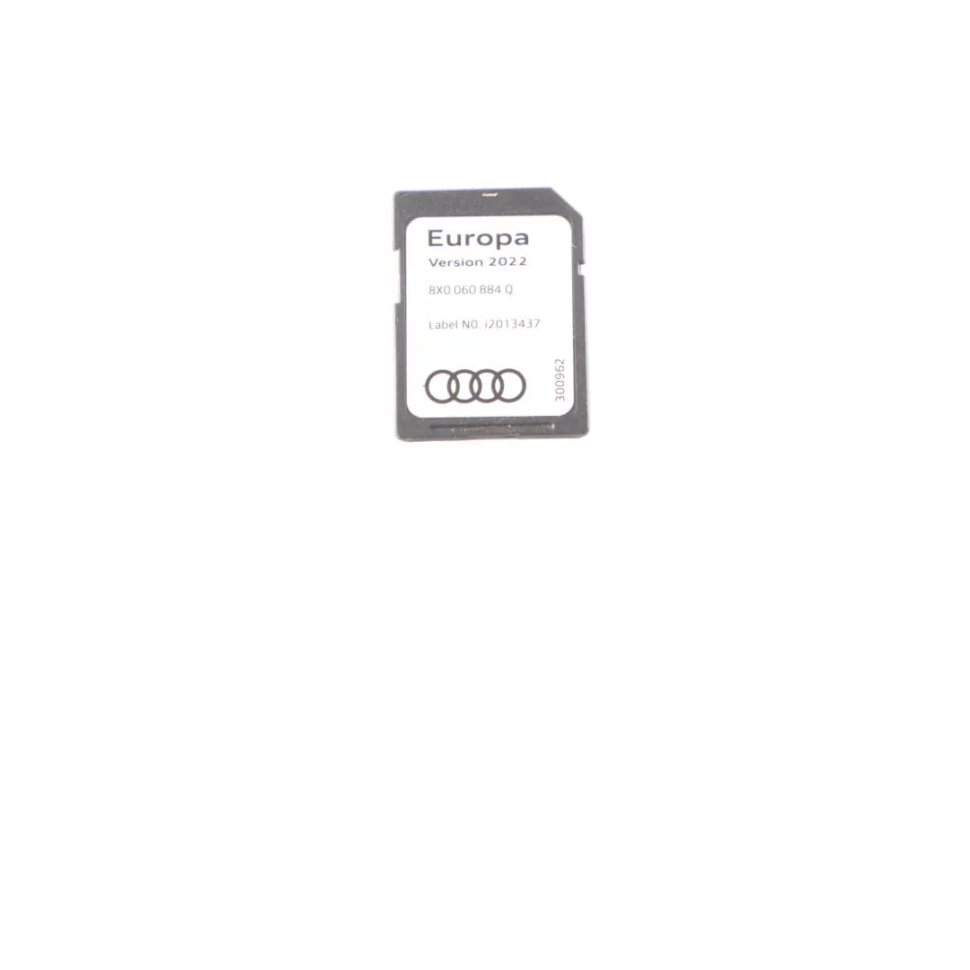Navigation SD Card Map Audi A6 C7 A7 4G A1 8X Pilot Europa 2022 to with Part number 8X060884Q Navigation SD Card Map Audi A6 C7 A7 4G A1 8X Pilot Europa 2022 - SKU 8X0060884Q - Part number 8X060884Q