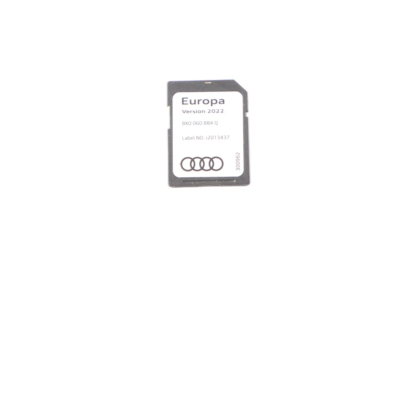 Navigation SD Card Map Audi A6 C7 A7 4G A1 8X Pilot Europa 2022 8X0060884Q