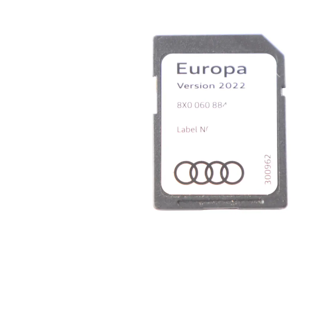 Navigation SD Card Map Audi A6 C7 A7 4G A1 8X Pilot Europa 2022 to with Part number 8X060884Q Navigation SD Card Map Audi A6 C7 A7 4G A1 8X Pilot Europa 2022 - SKU 8X0060884Q - Part number 8X060884Q
