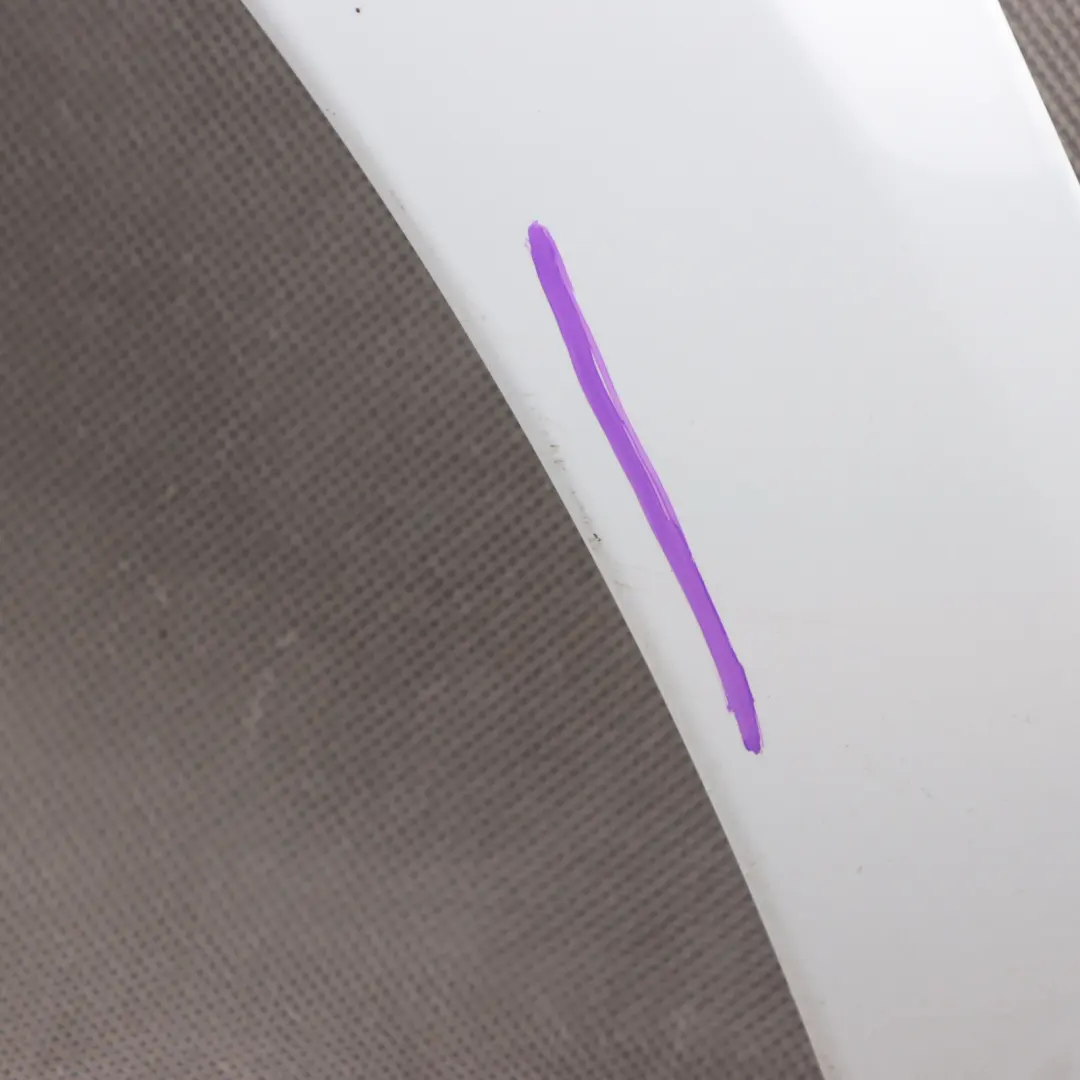 Audi A1 8X Side Panel Front Left N/S Wing Fender Cover Glacier White Pearl - S9R - SKU 8X0821105A-MGW - Part number 8X0821105A