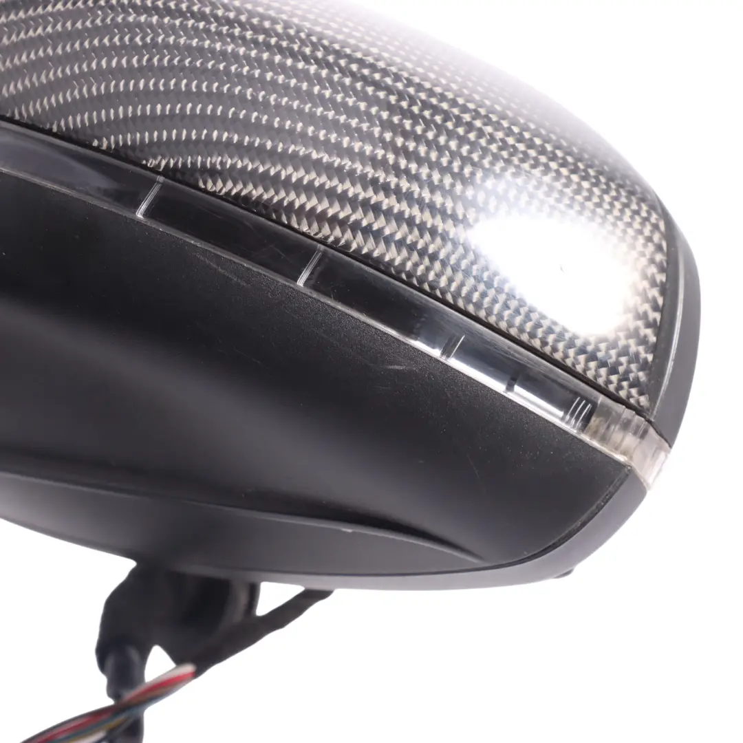 Audi A1 8X Sportback Electric Wing Mirror Door Left N/S Carbon Fiber - SKU RHD-8X2857409S-KARBON - Part number 8X2857409S