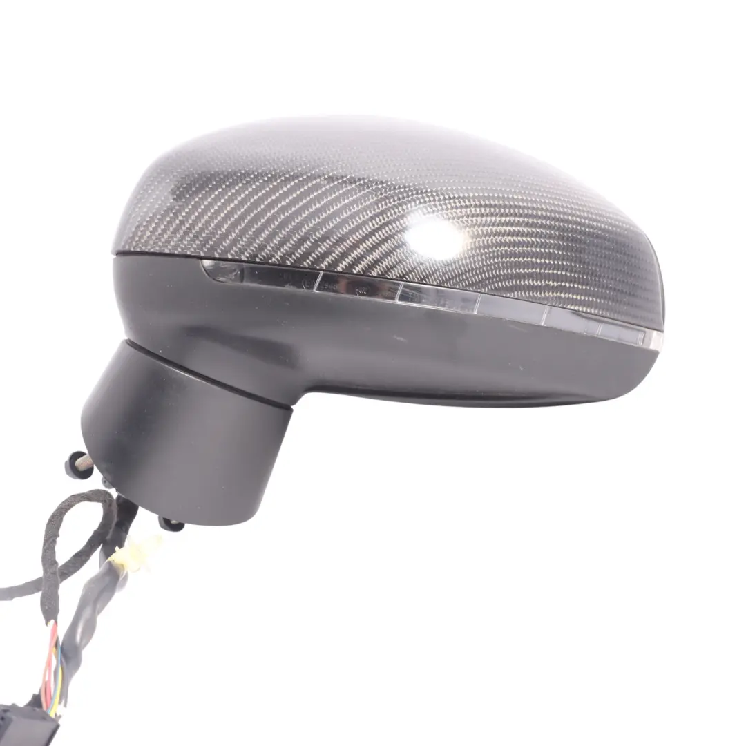 Sportback Electric Wing Mirror Door Left N/S Carbon Fiber to Audi A1 8X with Part number 8X2857409S Audi A1 8X Sportback Electric Wing Mirror Door Left N/S Carbon Fiber - SKU RHD-8X2857409S-KARBON - Part number 8X2857409S