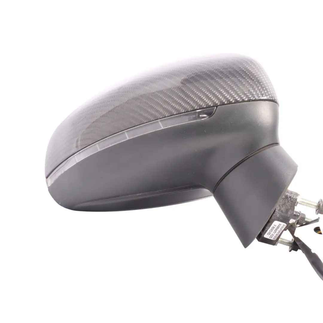 Audi A1 8X Sportback Electric Wing Mirror Door Right O/S Carbon Fiber - SKU RHD-8X2857410R-KARBON - Part number 8X2857410R