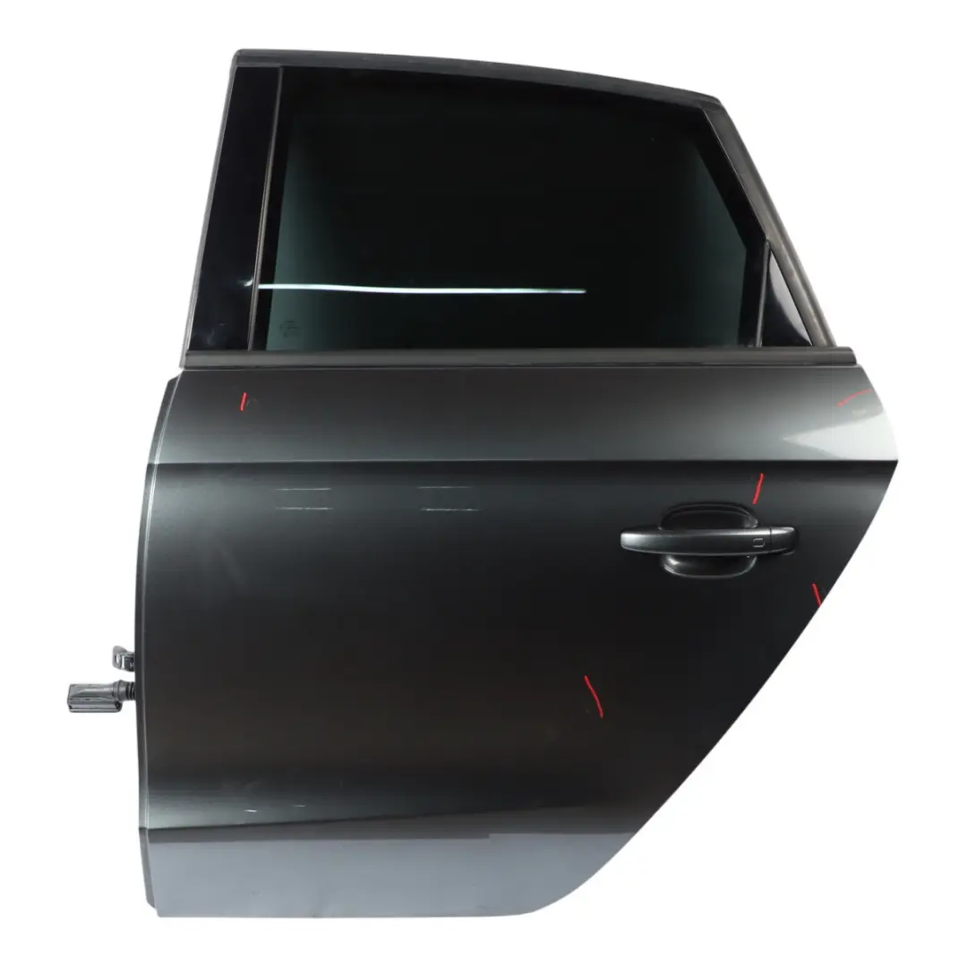 Audi A1 S1 8X Rear Door Left N/S Daytona Grey Pearl Effect - Z7S - SKU 8X4833051B-DGR - Part number 8X4833051B