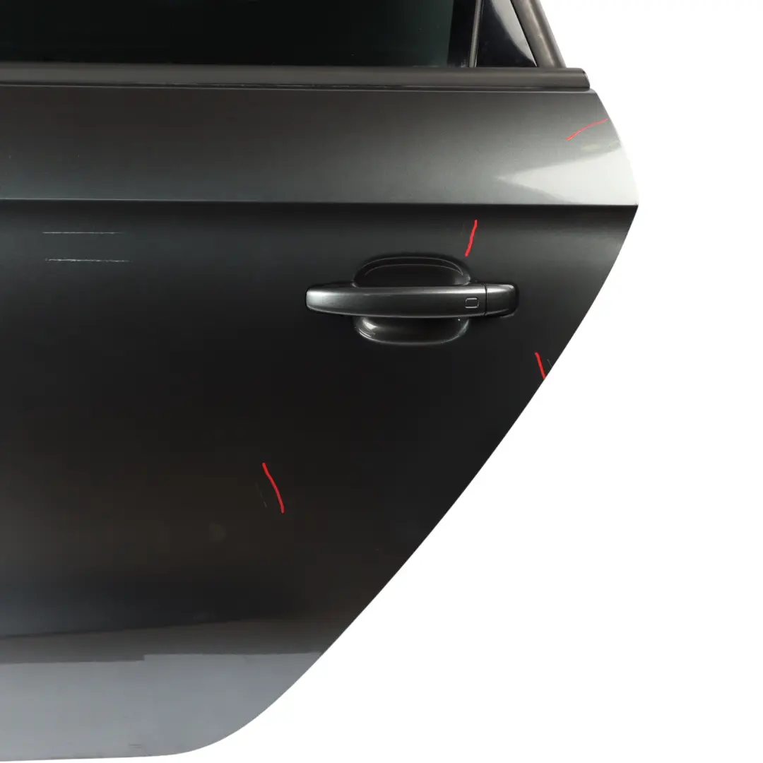 Audi A1 S1 8X Rear Door Left N/S Daytona Grey Pearl Effect - Z7S - SKU 8X4833051B-DGR - Part number 8X4833051B