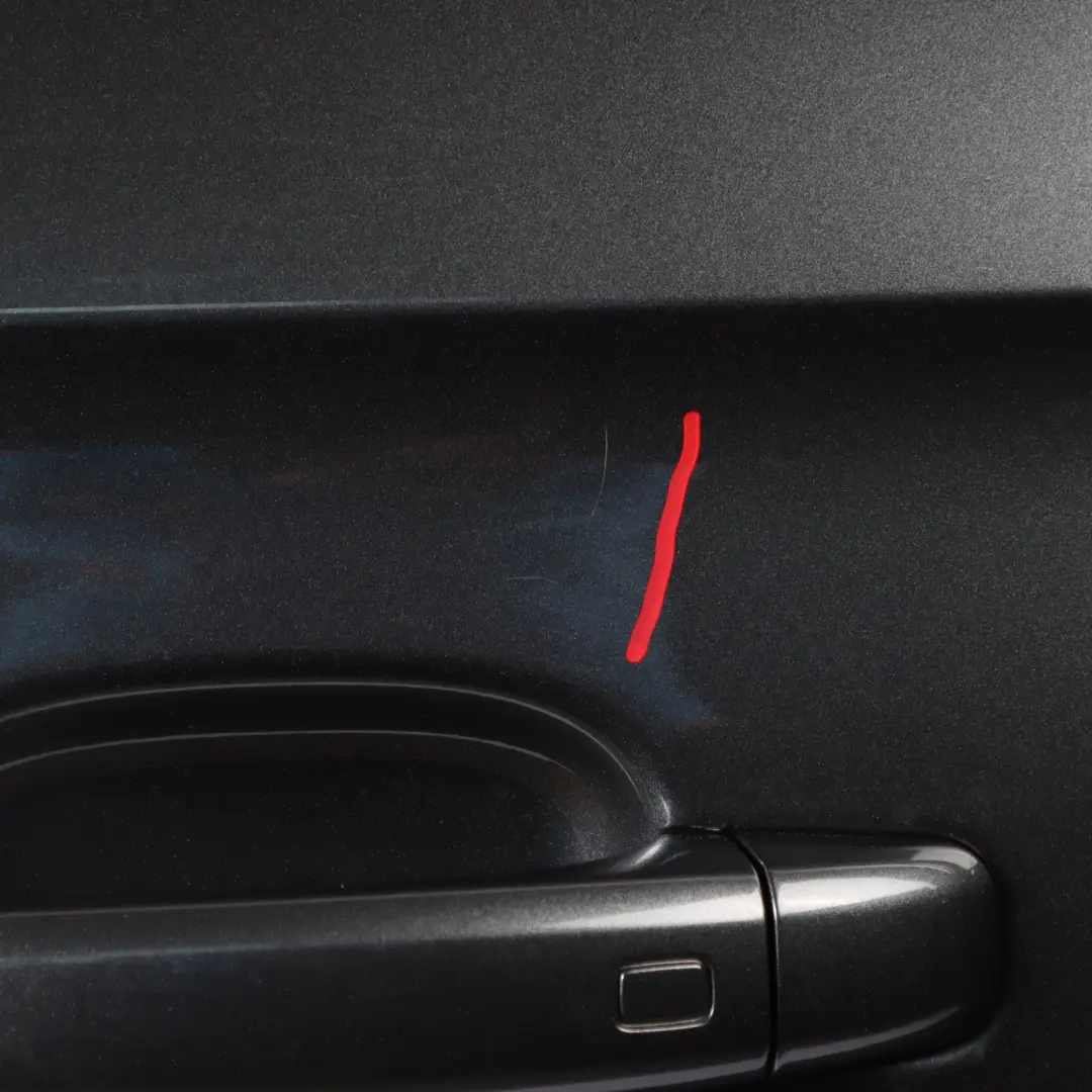 Audi A1 S1 8X Rear Door Left N/S Daytona Grey Pearl Effect - Z7S - SKU 8X4833051B-DGR - Part number 8X4833051B