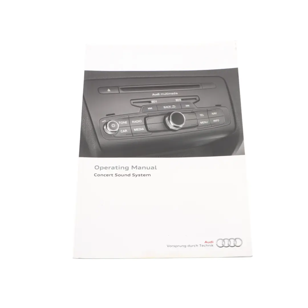 Audi A1 S1 8X Owner's Operating Manual Handbook Booklet Case - SKU 8XA012720AA - Part number 8XA012720AA