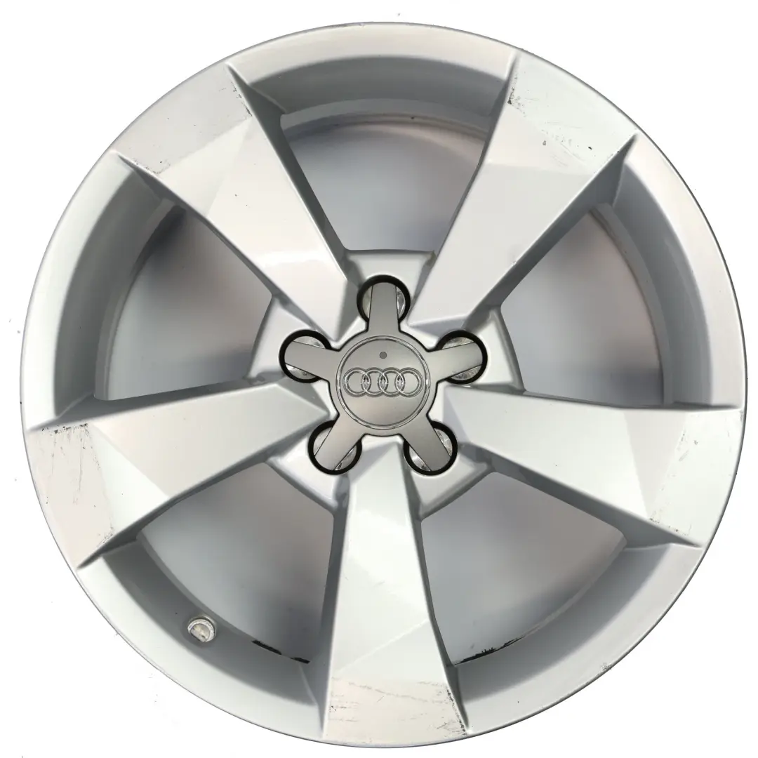 Audi A1 8X Silberne Alufelge 16" 7J ET:34 Sternspeiche - SKU 8XA601025A-4 - Teilenummer 8XA601025A