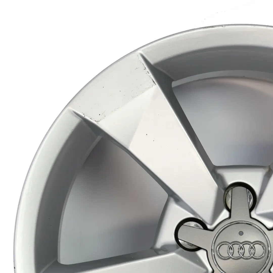 Audi A1 8X Silberne Alufelge 16" 7J ET:34 Sternspeiche - SKU 8XA601025A-4 - Teilenummer 8XA601025A