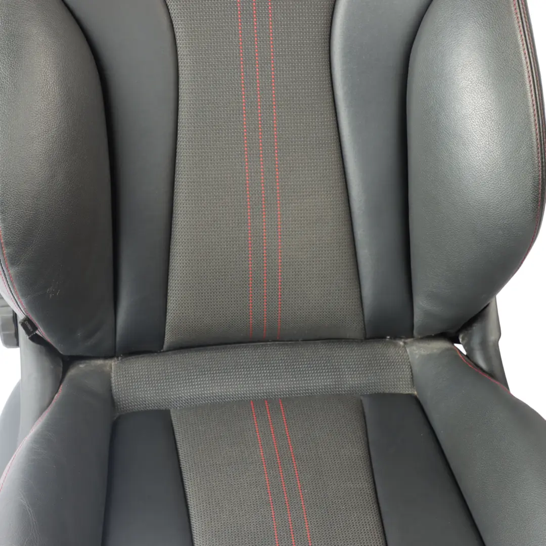 Door Sport Seat Front Right O/S Half Leather Black Soul Tomato Red to Audi S1 8X 5 with Part number 8XG881806 Audi S1 8X 5 Door Sport Seat Front Right O/S Half Leather Black Soul Tomato Red - SKU 8XG881806 - Part number 8XG881806