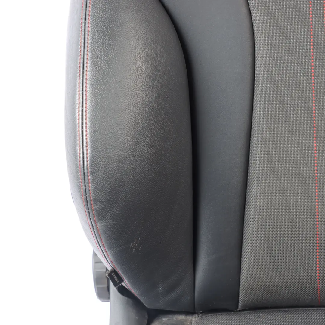 Door Sport Seat Front Right O/S Half Leather Black Soul Tomato Red to Audi S1 8X 5 with Part number 8XG881806 Audi S1 8X 5 Door Sport Seat Front Right O/S Half Leather Black Soul Tomato Red - SKU 8XG881806 - Part number 8XG881806