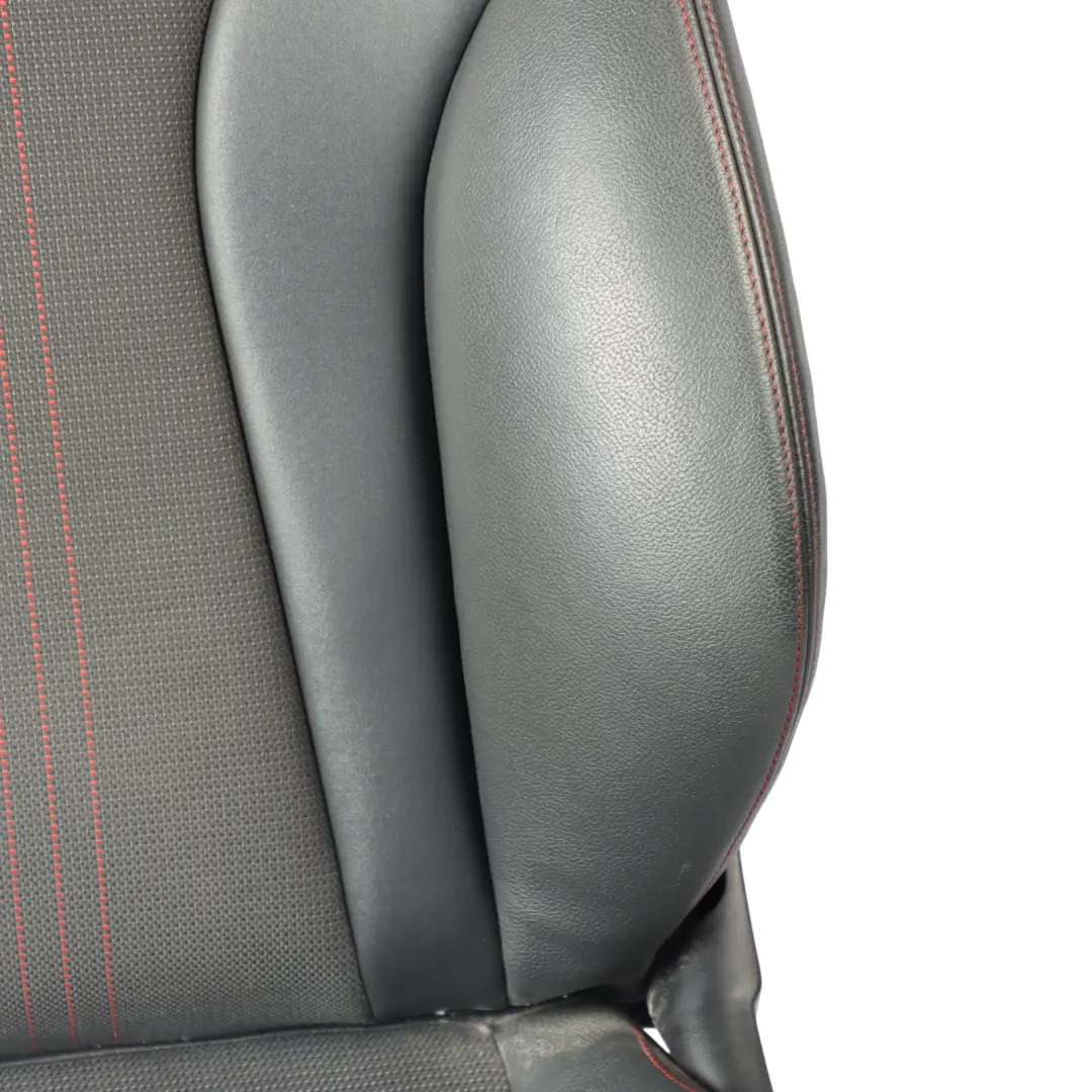 Audi S1 8X 5 Door Sport Seat Front Right O/S Half Leather Black Soul Tomato Red - SKU 8XG881806 - Part number 8XG881806